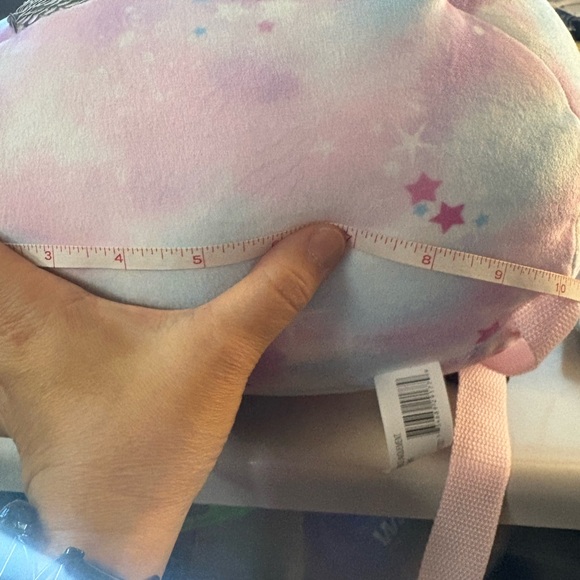 NWOT Squishmallow backpack 12”NebulaUnicorn Plush Backpack for Kids - Multicolor - Picture 4 of 4
